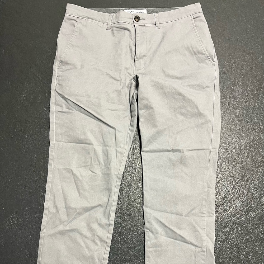 Amazon Essentials Gray Slim Fit Pants